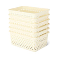 Plastic Storage Baskets (pack of six)