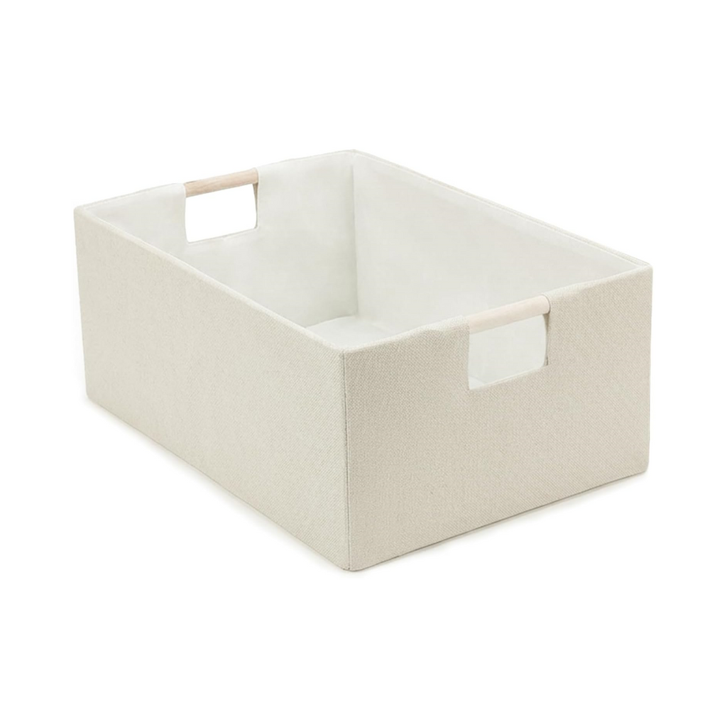 Foldable Fabric Storage Basket for Shelves