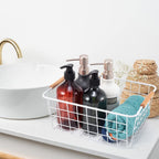 Wire Basket 4 Pcs Metal Wire Storage