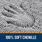 Extra Soft Absorbent Chenille Bath Rugs