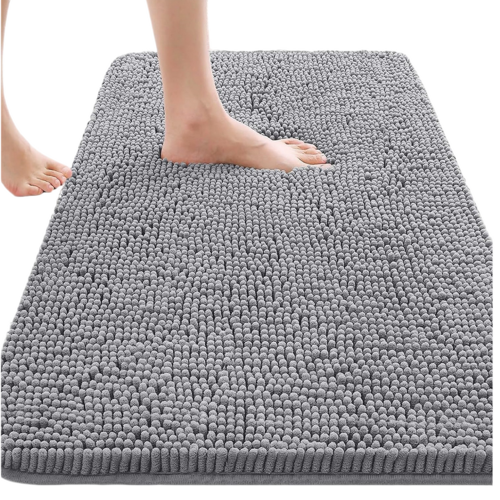 Extra Soft Absorbent Chenille Bath Rugs